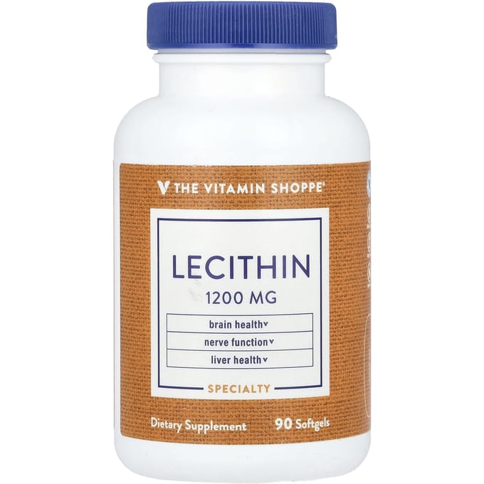 The Vitamin Shoppe, lecithine, 1.200 mg, 90 zachte capsules