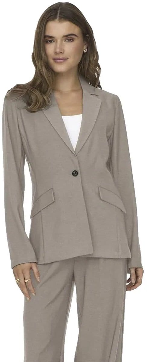 Only Ginger Blazer Beige 38 Vrouw