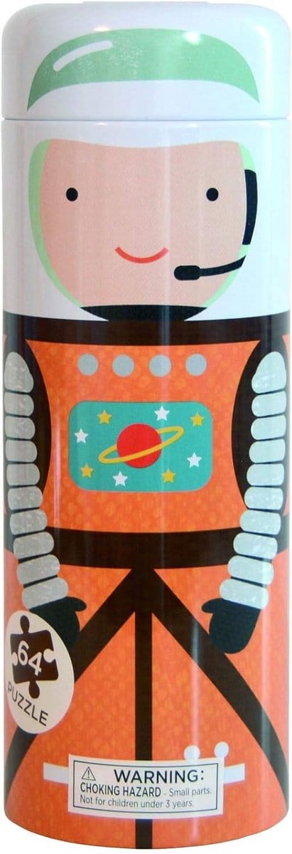 Puzzel Jerrycan - Hersenkraker Box - Kinderen Leren - Kosmisch Thema - 64 Stukjes