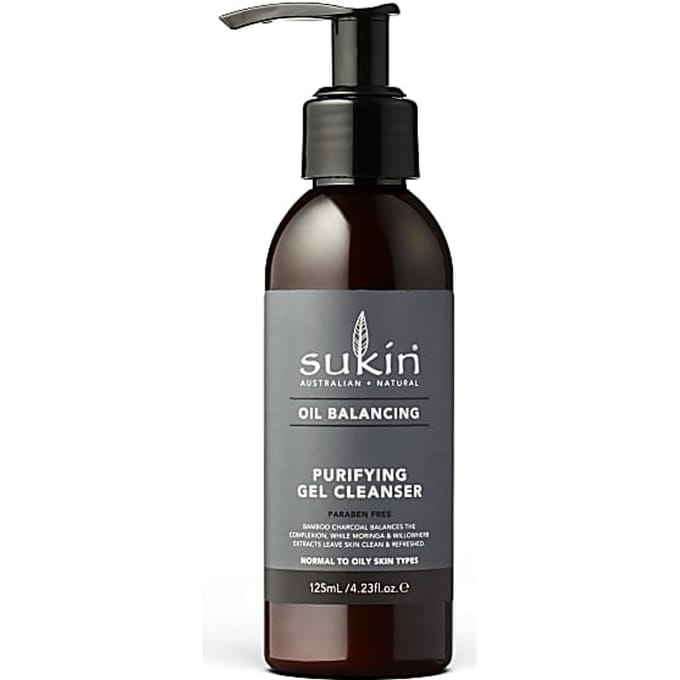 Sukin Oil Balancing + Charcoal Balancing Gel Cleanser