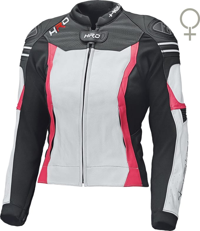 Held Street 3.0 Dames Wit Roze Leren Motorjas - Jas