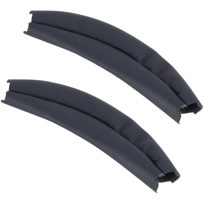 2PCS Coussin de Bandeau de Remplacement Cuir Protéiné Haute Élasticité Coussin de Bandeau Housse pour black