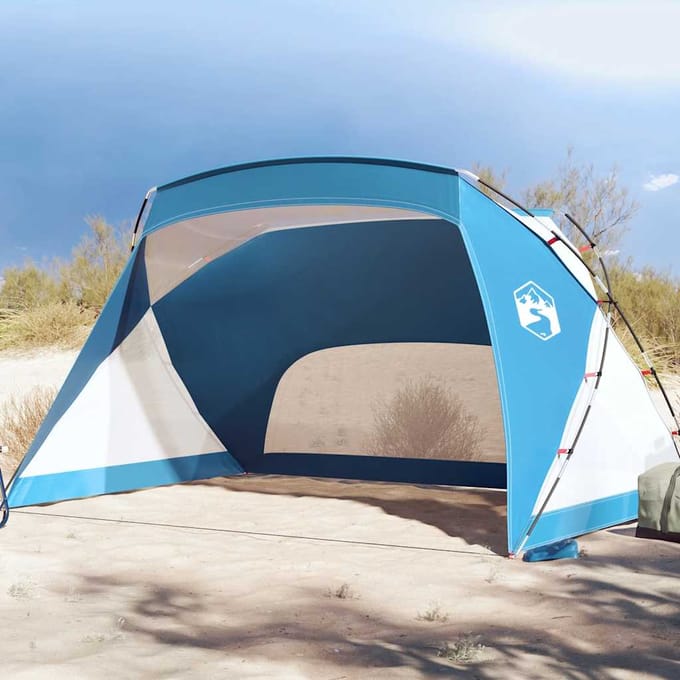 vidaXL - Strandtent - 274x178x170/148 - cm - 185T - polyester - azuurblauw