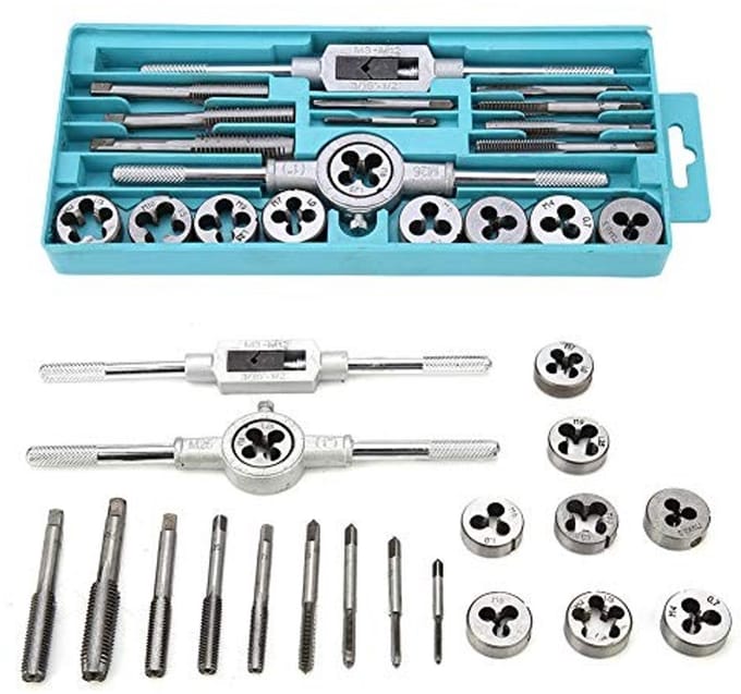 Dailygoods- Schroefkranen Set - 9 Kranen/Matrijzen - Verstelbare