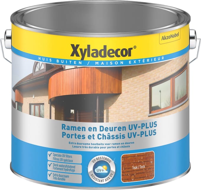 Xyladecor - Ramen & Deuren Uv-Plus - Teak - 2,5 L