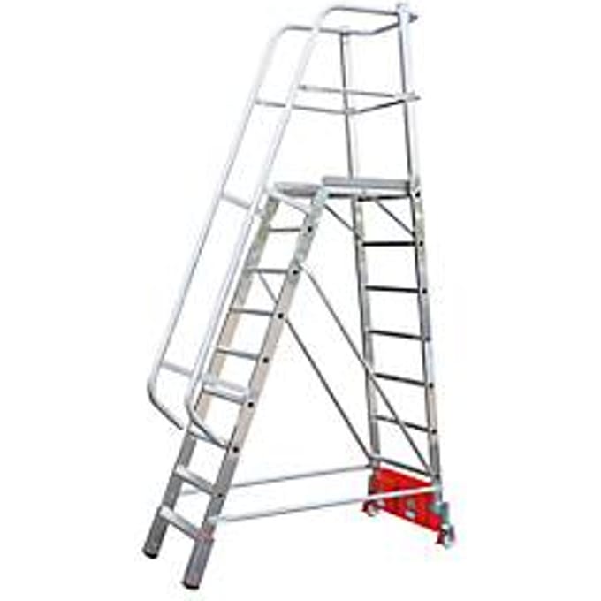 Platformladder, Vario Alu, 9 treden