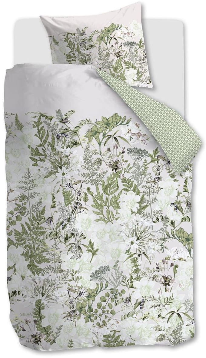 Kardol Pastiche dekbedovertrek - Eenpersoons - 140x200/220 - Groen