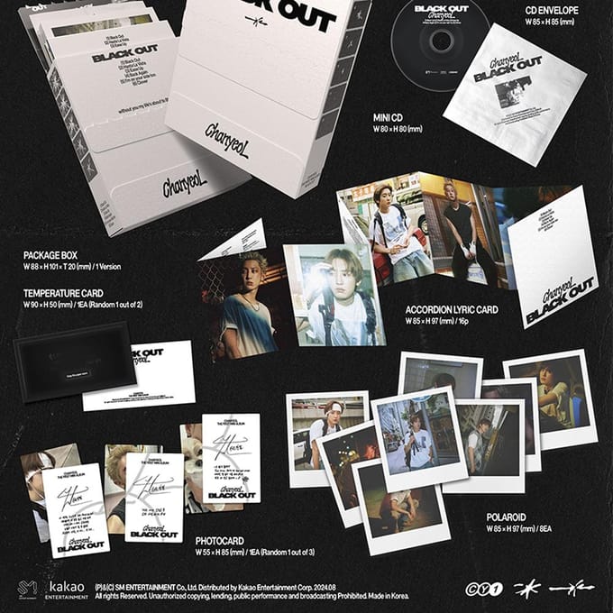 CHANYEOL - Black Out (Speciale ver.) black