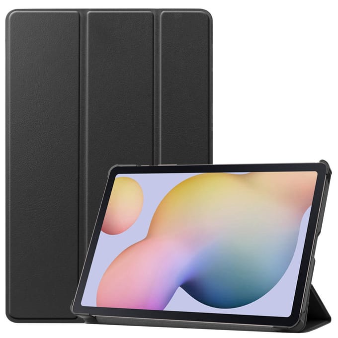 imoshion Tablet Hoes - Geschikt voor Samsung Galaxy Tab S7 / Galaxy Tab S8 - Trifold Bookcase - Zwart