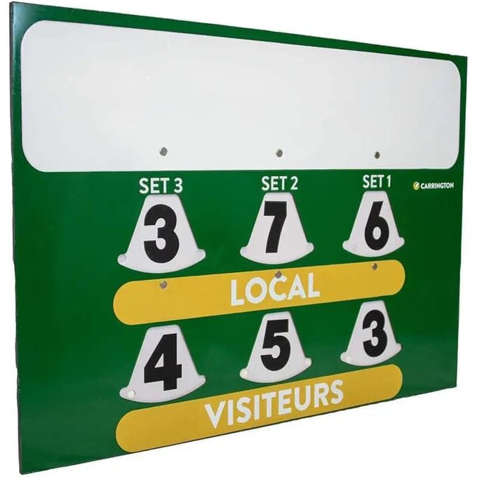 Scorebord met reclamevlak Carrington