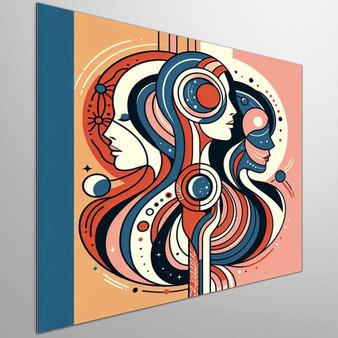 Kunstprint | Wanddecoratie | Dibond | 40 × 40 cm