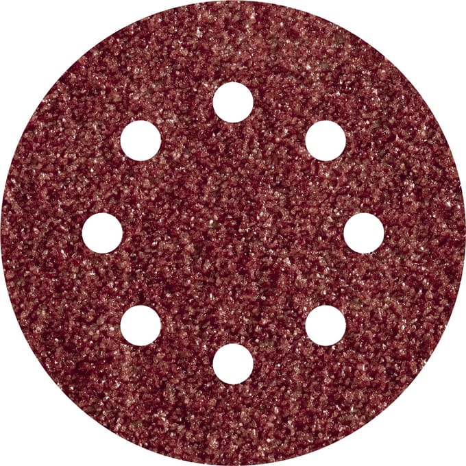 Wolfcraft 2271100 Excenterschuurpapier Met klittenband, Geperforeerd Korrelgrootte (num) 80 (Ø) 115 mm 25 stuk(s)
