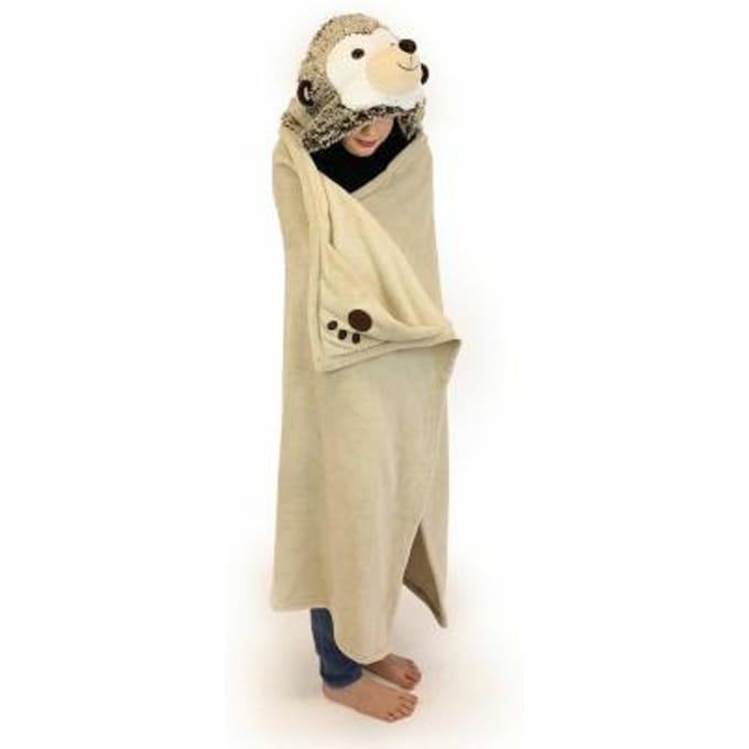 Cozy Noxxiez Blanket Hedgehog Fleece dekentjes