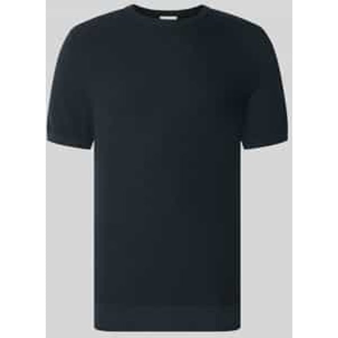 T-shirt van katoenen-linnenmix