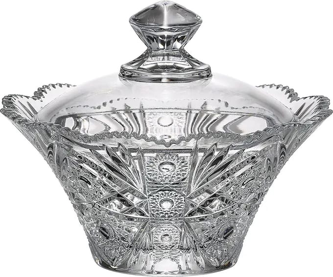 Kristal glas bonbonnière Sissi