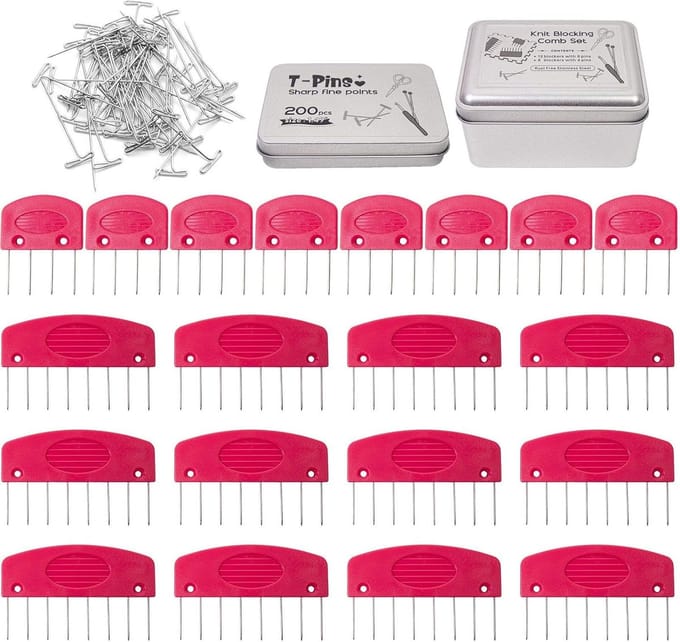Haakblokkerende Kammen - Breien Accessoires - Project Afwerking - Complete Set - Diverse Maten