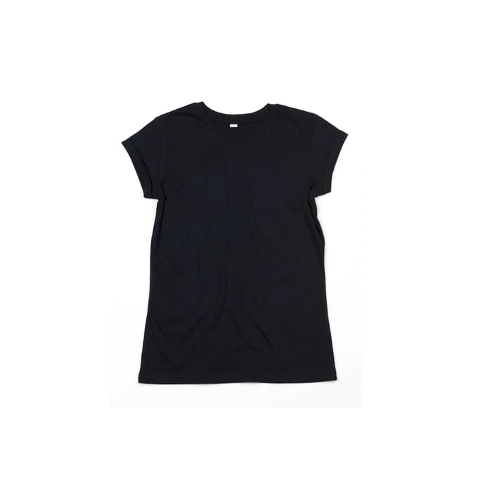 Vrouwen T-shirt met omgeslagen mouwen Mantis