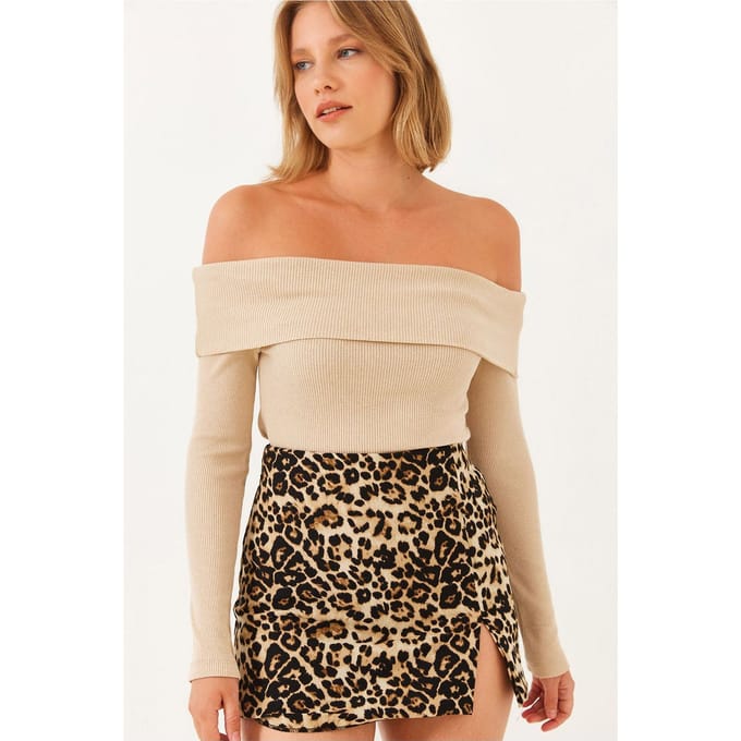 Geribbelde Textuur Blouse