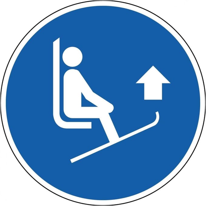 Til skipunten op bord - kunststof - M036 300 mm
