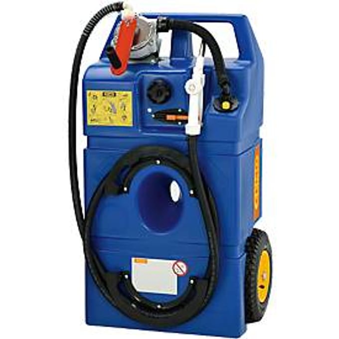 Mobiele tankinstallatie AdBlue-trolley, 100 l, handpomp, slang 3,4 m