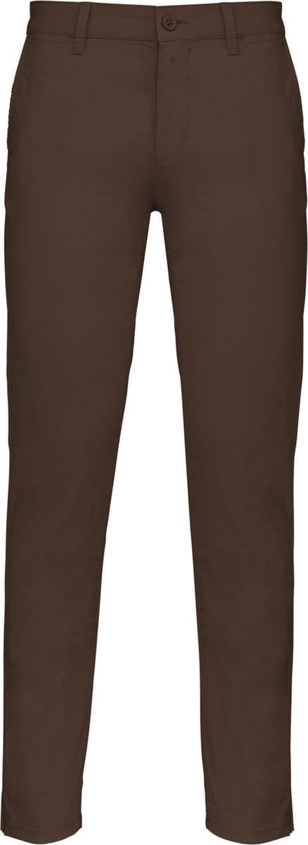 Kariban Herenchinobroek K740 - Chocolate - 52 NL (46 FR)