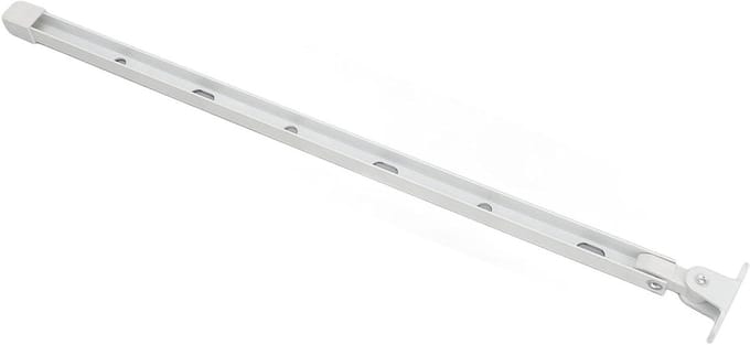 Kasraam opener - Ventilatie set - Temperatuur regelen - Aluminium constructie - 38 cm - Wit