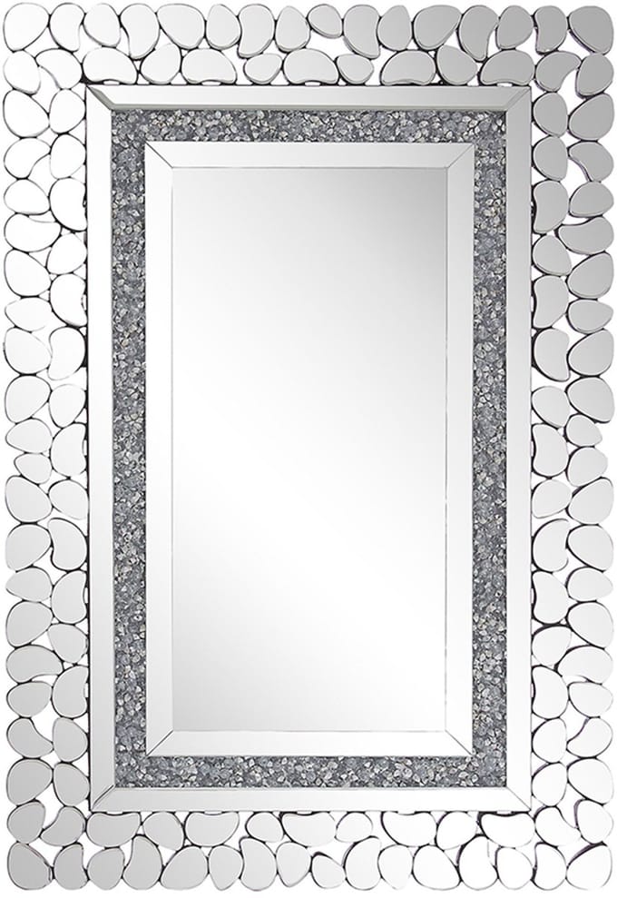 PABU - Wandspiegel - Zilver - MDF