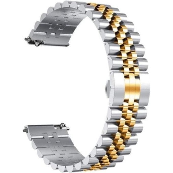 Amazfit Bip Jubilee stalen band (zilver/goud)