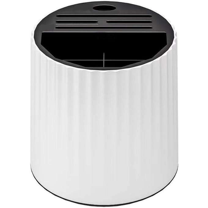 Draaiende Messenhouder Plastic Universeel Multifunctioneel Keuken Eetstokjes Mesblok Keukengerei black