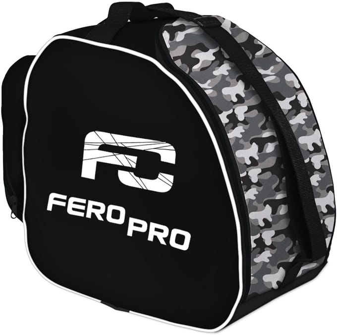 FEROCITY Skischoenentas Premium - Skischoentas voor ski- en snowboardschoenen - Waterdicht - 38 x 23 x 44 cm - Moro (camouflage)