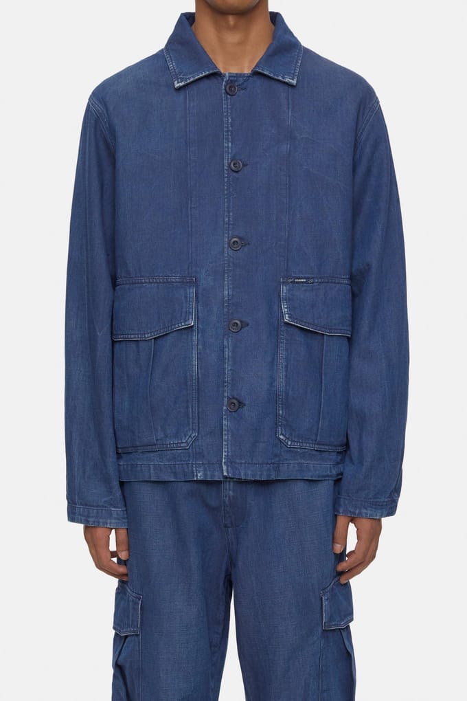 Closed Cargo Jacket Jackets & Coats Dark Blue Taglia: M | Giacche di jeans Outlet | Uomo | Blu