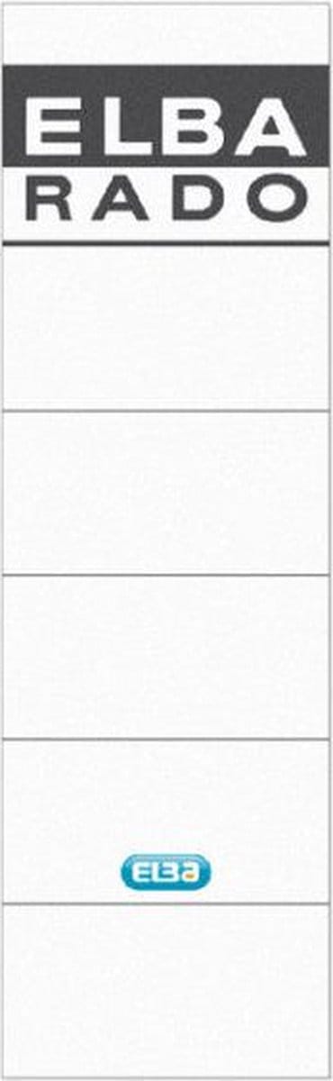 Rugetiket elba breed 59x190mm zk wt gs 10st