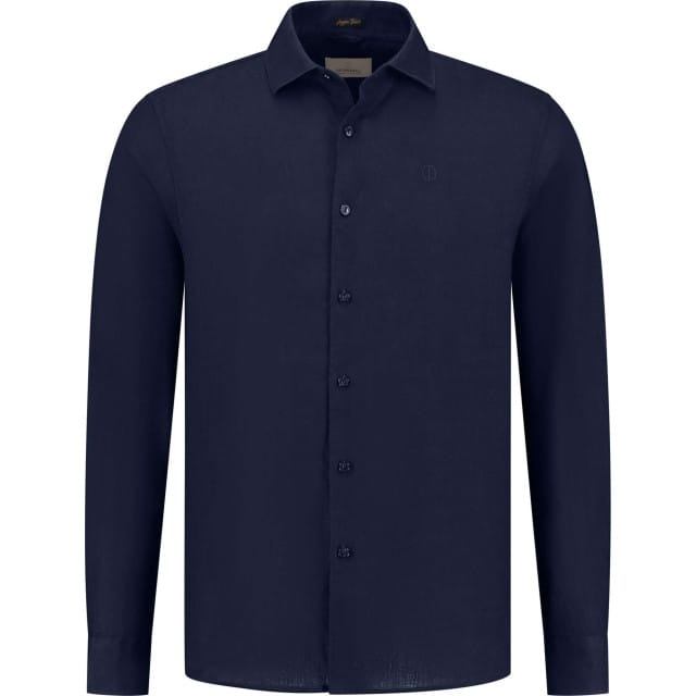 Dstrezzed Ds-jagger Shirt Dk. Navy Größe: M | Business hemden Outlet | Herren | Blau