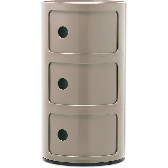 Kartell Componibili container - 3 elementen - dove gray