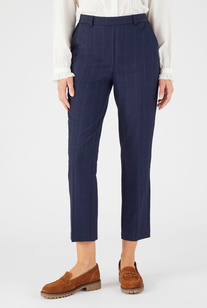 Damart - 7/8-broek pull-on bi-stretch - Dames - Blauw - 36