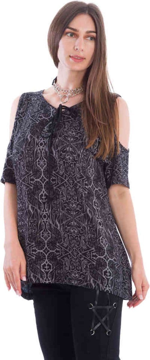 Banned - ESOTERIC Top - S - Zwart