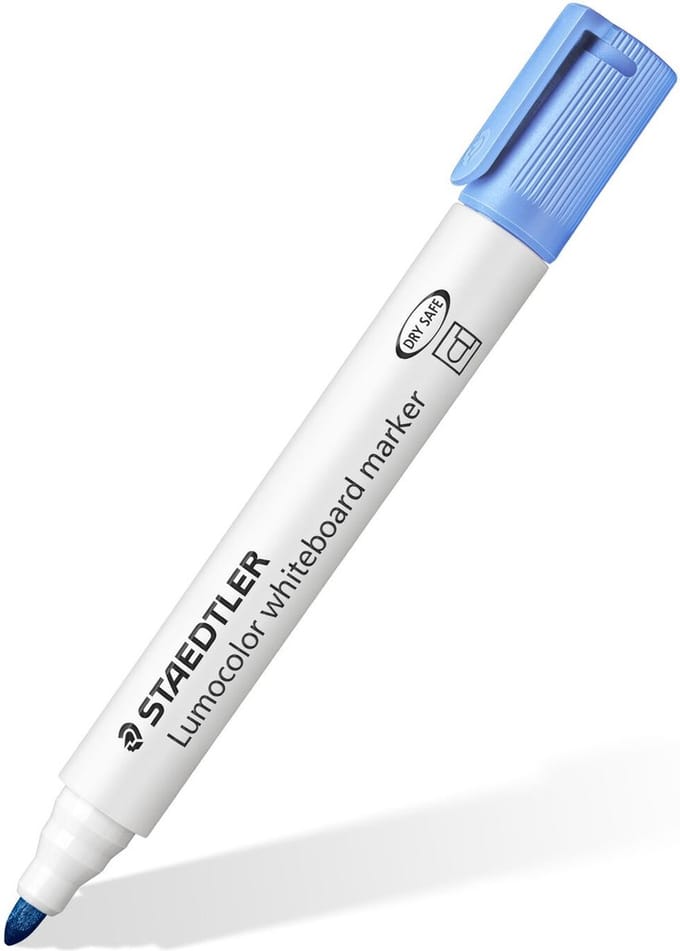 Staedtler Lumocolor whiteboard marker 351 markeerstift 1 stuk(s) Blauw