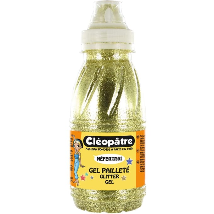 Glittergel "NÉFERTARI", 250 ml - Goud