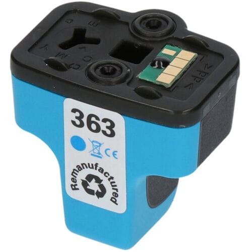 PrintAbout Inktcartridge 363 (C8771EE) Cyaan geschikt voor HP