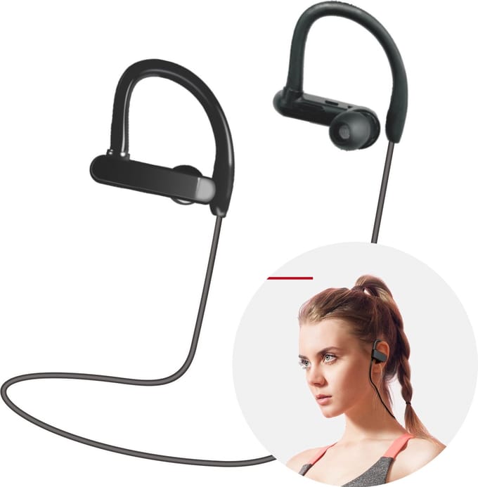 Sport Oordopjes - Draadloos - Hardlopen - Bluetooth Oortjes - Waterdicht - Oortjes Met Draad en Microfoon