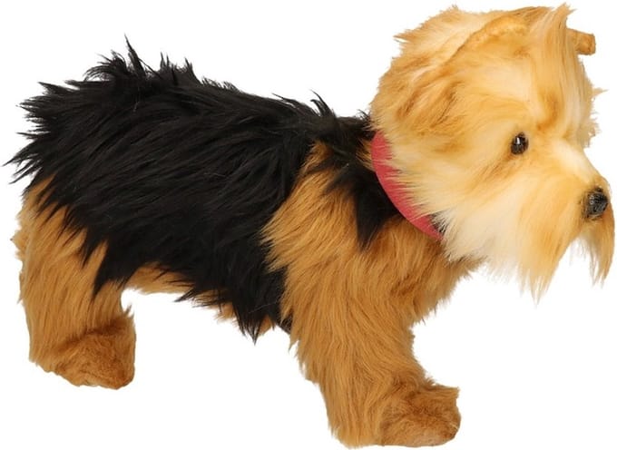 Hansa Pluche hond knuffel - 25 cm - Yorkshire Terrier - honden knuffels