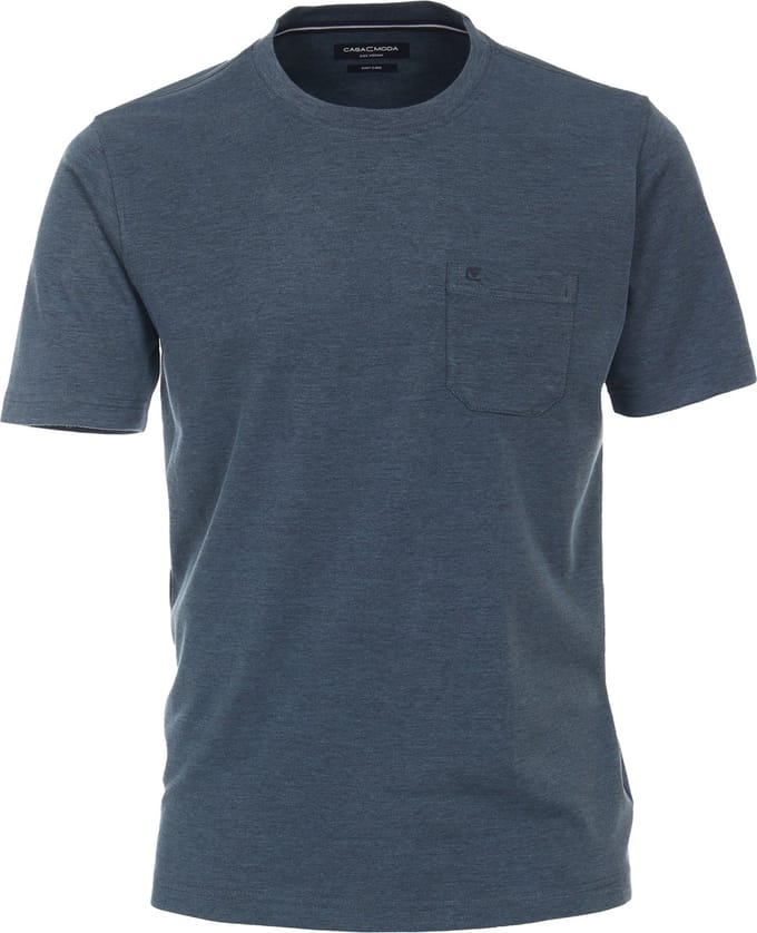 CASA MODA comfort fit heren T-shirt - blauw