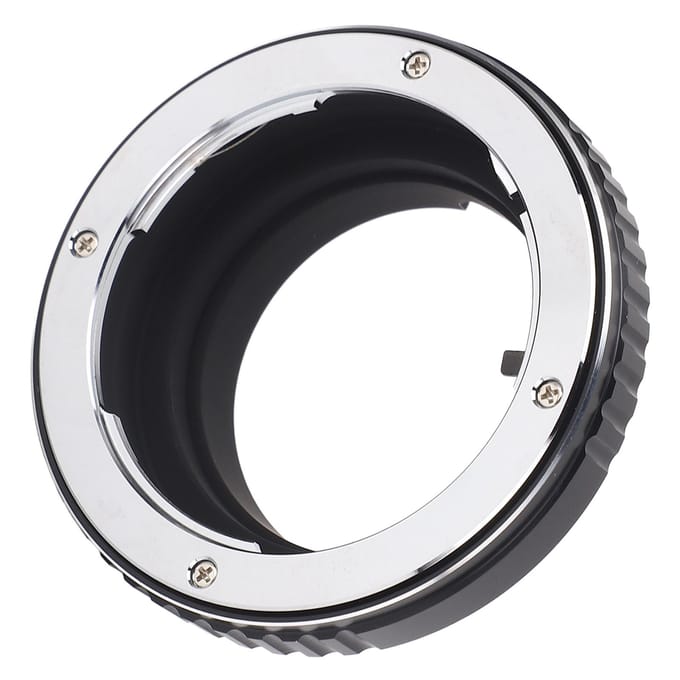 Adaptateur de Monture d'Objectif pour Objectif Olympus OM vers Appareil Photo Monture M Alliage d'Aluminium Bague Adaptatrice d'Objectif pour Leica gray