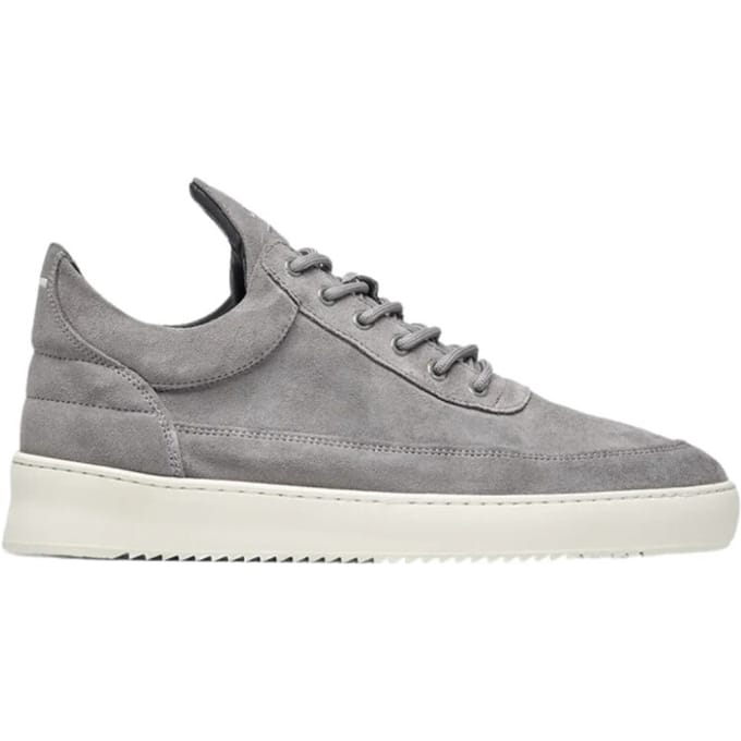 Filling Pieces - Low Top Suede Organic Grey - Maat 40