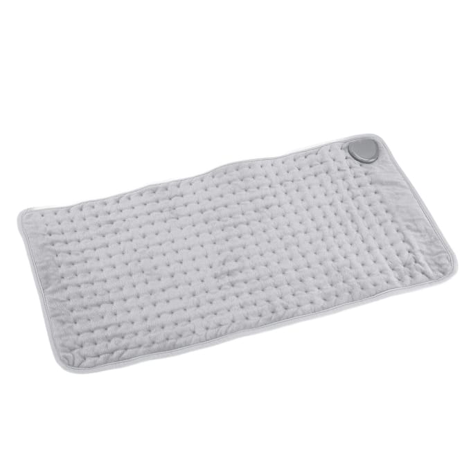 Coussin chauffant électrique 3 niveaux de température 3 réglages de minuterie Doux pour la peau Lavable en machine Chaud EU Plug white