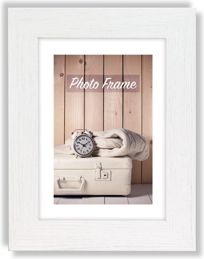 Zep Houten Fotolijst V21573 Nelson 3 Wit 13x18cm