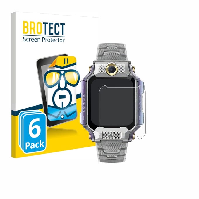 BROTECT - Screenprotector voor Imoo Watch Phone X10 - Folie Beschermfolie transparant 6 Stuks