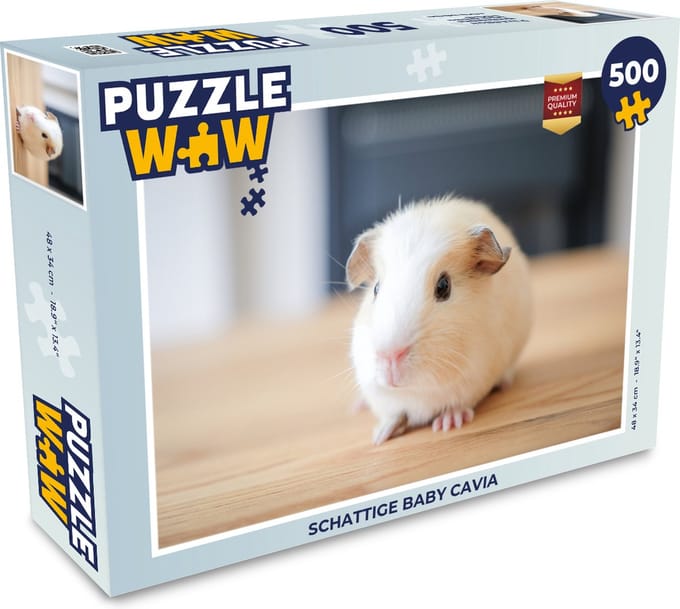 Puzzel Schattige baby cavia - Legpuzzel - Puzzel 500 stukjes