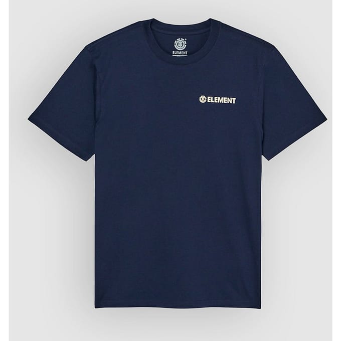 Element Blazin Chest T-shirt Met Korte Mouwen Blauw S Man
