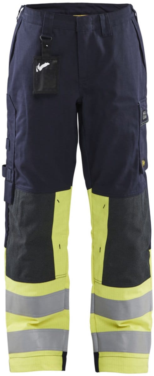 Blaklader 7181-1514 Multinorm Dameswerkbroek - Marine/High Vis Geel - C46